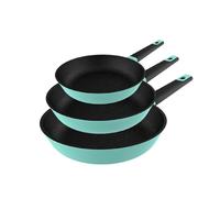 Cecotec Set De Poêles De 20, 24 Et 28 Cm De Diamètre Polka Experience 20-24-28 Bucket Set Shark. Aluminium Fondu De Haute Qualité Avec 5 Couches Et Un Revêtement Très Antiadhésif, Sans Pfoa