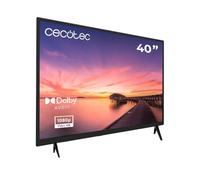 Cecotec Smart TV LED 40 Pouces avec résolution Full HD - Television 0 série 0040. Système Dolby, Tuner DVB_T/T2/C/S/S2, Haut-parleurs 16W, Connexions HDMI x 3 et USB x 2, Mémoire Flash