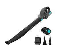 Cecotec Souffleur à Batterie 21 V Ultra léger Airforce 2500 Agile. Vitesse jusqu'à 241 km/h, Volume de 235 m³/h, Vitesse réglable, Accessoires pour gonflage et Tube Longue portée