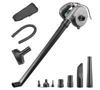 Cecotec Souffleur de Feuilles avec Câble Airforce 720. 700W, Vitesse jusqu'à 190 km/h, Volume jusqu'à 4,96 m³/s, Léger, Polyvalent, Inclus Accessoires de Buses et Tubes Interchangeables, Câble de 3 m