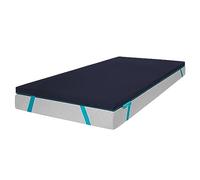 Cecotec Surmatelas Flow TopSerenity 135 x 190 Noyau en mémoire 100%, Sangles élastiques antidérapantes, fermeté Moyenne Haute, Hauteur 5 cm, Housse EasyClean, système Anti-acariens