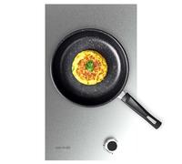 Cecotec Table de Cuisson à Gaz 1 Feu Bolero Squad G 1400S Inox, 3,4 kW | Système de Sécurité, Conversion au Gaz Butane, Finition Acier Inox, Grilles Individuelles en Fonte, Brûleur WOK Triple Anneau