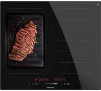 Cecotec Table de cuisson de Induction 1 feu + 1 zone Flex Bolero Squad 4001 Flex. 7200W, 9 niveaux, faible puissance, minuterie, fonction booster, Touch Control, sécurité enfants, Stop&Go