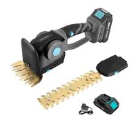 Cecotec Taille-Haies à Batterie Manuel 2en1 TitaniumSword 2120 Hand XL. Batterie 21V, Moteur sans balais, Brushless, Lames en Titane, 2 Accessoires Inclus, Système de sécurité