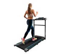 Cecotec Tapis de Course Pliable DrumFit WayHome 1200 Sprint. 600 W, de 1 à 12 Km/h, 12 Programmes, Panneau de Contrôle LCD, Surface de Course 100x40 cm, Roues et Support pour Appareils
