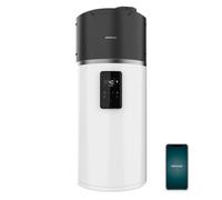 Cecotec Chauffe-eau AeroThermal 80 Water Connected – 80L, Aérothermie, Bas consommation, Écran tactile