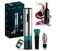 Cecotec Tire-bouchon électrique InstantCork 1000 Gourmet – Acier inoxydable, 4 piles