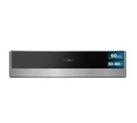 Cecotec Tiroir chauffe-vaisselle Bolero Hexa WD Edge encastrable 60 cm – 470 W, 30–80 °C, noir/INOX