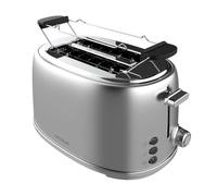 Cecotec Toast&taste 1000 Grille-pain vertical double rétro 980W Acier inoxydable