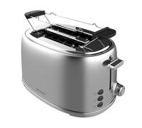 Cecotec Toast&taste 1000 Grille-pain vertical double rétro 980W Acier inoxydable