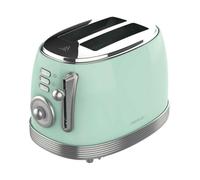Cecotec Grille-pain Toast & Taste 800 Vintage, 850 W, 2 fentes 3,8 cm, inox, 3 fonctions, vert