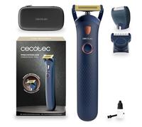Cecotec Tondeuse à Barbe Rasoir PrecisionCare OneShave Pro. Lames en Acier Inoxydable, Tête Magnétique et Flexible, Lumière LED, 1 Peigne Ajustable, 1 Tête Laminale, Étui, IPX7