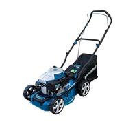 Cecotec Tondeuse à Gazon à Essence Terrenator 2700.41 Total Z. Moteur de 144 CC, 2,4 KW et 3,2 CV, Corps en Acier de 41 cm, Changement de Hauteur, système Z-Tech, Coupe, ramassage et paillage, Roues