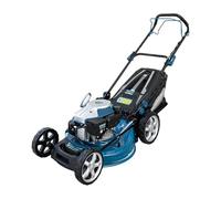 Cecotec Tondeuse à gazon à essence Terrenator 4000.51 Total Z Auto. Moteur de 167 cc, 2,7 kW et 3,7 CV, corps en acier de 51 cm, changement de hauteur, système Z-Tech et propulsion automatique, 4 en 1