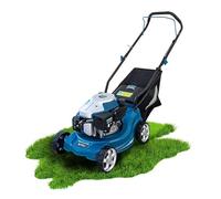 Cecotec Tondeuse à Gazon Thermique de 127 CC Terrenator 2700.39 Force | Largeur de Coupe de 39cm, Hauteur Réglable 3 Positions (0-65mm), Fonction Coupe et Ramassage, Réservoir de Carburant de 0,8 L
