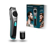 Cecotec Barbier avec cadran de réglage Bamba PrecisionCare AllDrive Pro. 75 min d'autonomie, 19 réglages de 1 à 10 mm, lames en acier inoxydable avec revêtement en titane et batterie au lithium