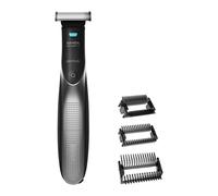 Cecotec Tondeuse Pour Le Visage Bamba Precisioncare 7500 Power Blade Résistante À L¿Eau, 3 Peignes Guides, Batterie Rechargeable, Jusqu¿À 60 Minutes D¿Autonomie, Lames En Acier Inoxydable
