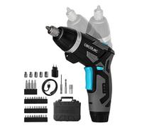 Cecotec Tournevis à Batterie Compact PowerGyro 4000 Flash. Convertible 2en1, 3,6 V, Charge USB-C, 200 tr/min, Couple de Serrage 6 Nm Réglable, Rotation Bidirectionnelle, Embouts et Clés à Douille