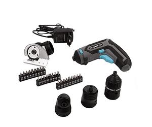Cecotec Tournevis électrique Multifonction CecoRaptor Perfect MultiWork 360 Ultra. 4 Têles, batterie 4 V et 1 500 mAh, Vitesse sans charge 200 tr/min Torque maximale de 4 Nm, 10 positions Multicolore