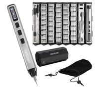 Cecotec Tournevis Électrique PrecissionGyro 5000 Infinity Auto, Kit de Précision 128 pièces, Multiples Embouts Inclus, Étui, Magnétiseur intégré