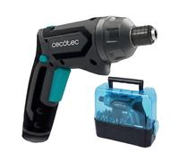 Cecotec Tournevis Électrique sur Batterie - 49 Embouts - Précision - PowerGyro 4000 Clear. 4V 1500 mAh, Convertible 2en1, 200 tr/min, Couple 6 Nm avec 6+1 Positions, Lumière LED, Autonomie 60 min