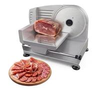 Cecotec Trancheuse en Acier Rock'nCut Shuriken ProBlades Easy Clean 200. 200 W, 2 Lames Solingen et Dentée, Disque 190 mm, Réglage 0-15 mm, Chariot Démontable, Nettoyage Rapide