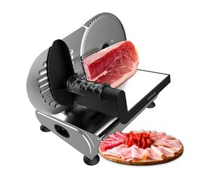 Cecotec Trancheuse métallique Rock'nCut Advance. 180W, disque de 190mm, réglage de 0 à 15mm, système HardGear, Quick Out, inox, 4 ventouses pour stabilité.