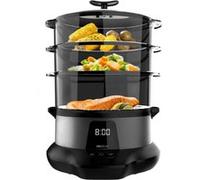 Cecotec Cuiseur vapeur électrique VapoVita 3000 Pro, 1000 W, numérique, 1 L, 3 contenants