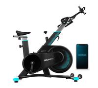 Cecotec Vélo d’Intérieur DrumFit Indoor 7000 Magno Connected | Résistance Magnétique, Silencieuse, Bluetooth, Selle et Guidon Ergonomiques et Réglables, Écran LCD, Support pour Tablette