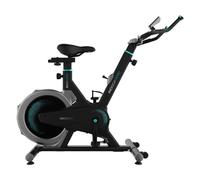 Cecotec Vélo d'appartement avec Volant d'inertie de 13 kg DrumFit Indoor 13000 Race Sprint. Cardiofréquencemètre, Écran LCD, Support pour Dispositifs, Roues, Résistance par Frottement, Selle Réglable
