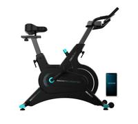 Cecotec Vélo d'appartement Drumfit Indoor 10000 Magnetic Connected, MagnetSystem avec pédalage fluide et naturel, volant d'inertie 10 kg, écran LCD, compatible APP, 10 niveaux