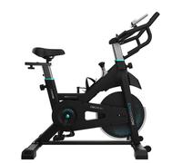 Cecotec Vélo d'appartement avec Volant d'inertie de 20 kg DrumFit Indoor 20000 Race, Cardiofréquencemètre, Écran LCD, Support pour Dispositifs et Bouteille, Guidon Sportif, Roues, Selle Réglable
