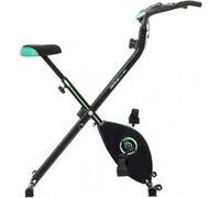 Cecotec Vélo d'appartement pliable DrumFit X-Bike Neo, Selle et guidon latéral, Système de pliage facile et compact, Support pour appareils, 8 niveaux de résistance, 1,5 kg volant d'inertie. Silver G