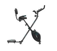 Cecotec Vélo d'appartement Pliant avec Dossier avec Volant 3 Kg X-Bike 3000 Neo Pro, Écran LCD, Résistance Magnétique Variable, Selle et Poignées Confort, Support Tablette et Roues