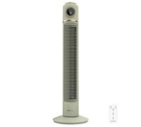 Cecotec - Ventilateur de Colonne EnergySilence 1090 Skyline Retro Smart Green - 40 W, Diamètre 81 cm, LED et Télécommande, 3 Vitesses, 3 Modes, Minuterie 12 Heures, Oscillation á 72º