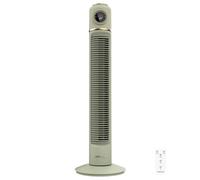 Cecotec - Ventilateur de Colonne EnergySilence 1090 Skyline Retro Smart Green - 40 W, Diamètre 81 cm, LED et Télécommande, 3 Vitesses, 3 Modes, Minuterie 12 Heures, Oscillation á 72º
