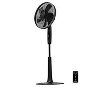 Cecotec Ventilateur de pied avec télécommande et minuterie EnergySilence 1020 ExtremeConnected 60 W 10 pales 6 vitesses Moteur en cuivre réglable Hauteur 115 ou 135 cm Noir