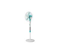 Cecotec ventilateur sur pied avec télécommande et minuterie EnergySilence 530 Power Connected, blanc. 50 W, 5 pales de 40 cm, 3 vitesses, moteur en cuivre, oscillant, écran, blanc.