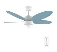 Cecotec Ventilateur de plafond EnergySilence Aero 4260 Sky G – Moteur DC 40W, télécommande, 5 pales