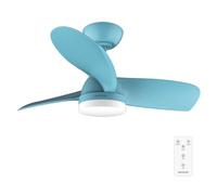 Cecotec - Ventilateur de Plafond avec Lumière EnergySilence Aero 3050 Sky - 35 W, Diamètre 91 cm, LED de 18 W, Télécommande, Minuterie 8 Heures, 6 Vitesses, 3 Pales, Mode Été/Hiver