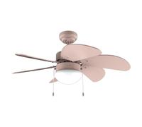 Cecotec - Ventilateur de Plafond avec Lumière EnergySilence Aero 3600 Vision Full Nude - 50 W, Diamètre 91 cm, Ampoule non Incluse, 3 vitesses, 6 Pales, Mode Été/Hiver, Design Élégant