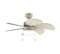 Cecotec - Ventilateur de Plafond avec Lumière EnergySilence Aero 3600 Vision Full SunLight - 50 W, Diamètre 91 cm, Ampoule non Incluse, 3 vitesses, 6 Pales, Été/Hiver