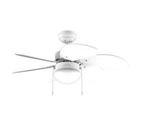 Cecotec - Ventilateur de Plafond avec Lumière EnergySilence Aero 3600 Vision Full White - 50 W, Diamètre 91 cm