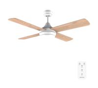 Cecotec Ventilateur de Plafond avec Lumière Energysilence Aero 4250 DC Fresh, 40 W, Moteur DC, Diamètre 42” (106 cm) avec 4 Lames Réversibles, LED, Télécommande, Minuterie, 6 Vitesses