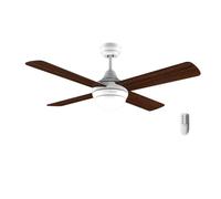 Cecotec Ventilateur de plafond Energysilence Aero 4250 Fresh, 55 W, diamètre 42 ”avec 4 lames réversibles, lumière LED, télécommande, minuterie jusqu'à 8h, 3 vitesses
