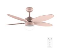 Cecotec - Ventilateur de Plafond avec Lumière EnergySilence Aero 4260 Full Orange - 40 W, Diamètre 106 cm, Lampe Intégrée, Télécommande, Minuterie 8 Heures, 6 Vitesses, 5 Pales, Été/Hiver