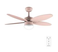 Cecotec - Ventilateur de Plafond avec Lumière EnergySilence Aero 4260 Full Orange - 40 W, Diamètre 106 cm, Lampe Intégrée