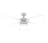 Cecotec - Ventilateur de Plafond avec Lumière EnergySilence Aero 450 FullWhite - 50 W, Diamètre 106 cm, Lampe Intégrée, 3 Vitesses, 4 Pales Réversibles, Mode Été/Hiver