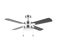 Cecotec - Ventilateur de Plafond avec Lumière EnergySilence Aero 450 IronBlack - 50 W, Diamètre 106 cm, Lampe Intégrée, 3 Vitesses, 4 Pales Réversibles, Mode Été/Hiver