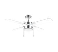 Cecotec - Ventilateur de Plafond avec Lumière EnergySilence Aero 450 IronWhite - 50 W, Diamètre 106 cm, 3 Vitesses